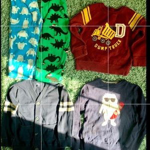Boys sweaters and Pajama Pants